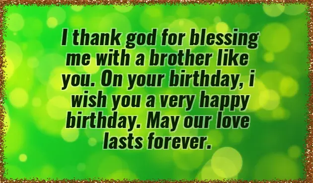 Best Birthday Wishes For Friend Brother
