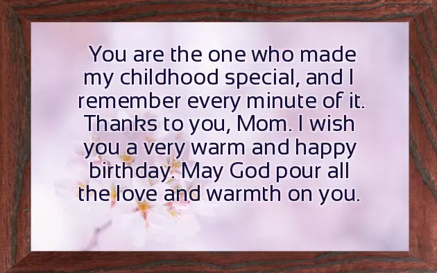 Best Wishes For My Mom Birthday