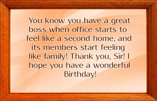 Birthday Text To A Boss