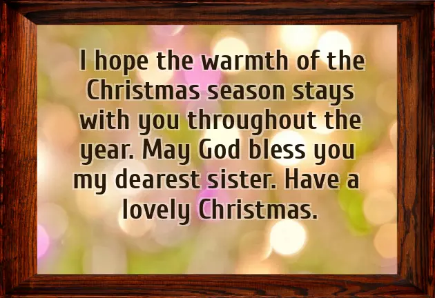 Happy Christmas Sister Happy Christmas Sister