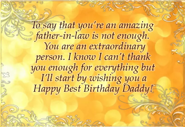 Happy Birthday To Boyfriends Dad