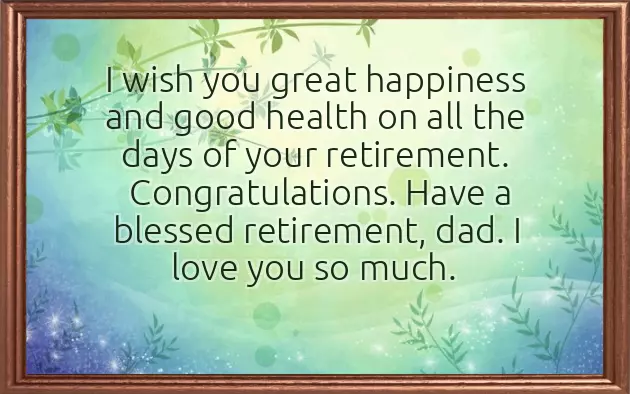 Retirement Greeting Words Retirement Greeting Words