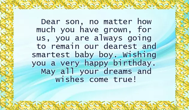 Happy Birthday Wishes To Elder Son Happy Birthday Wishes To Elder Son