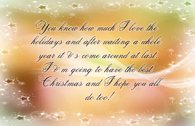 Happy Christmas To All My Friends And Family