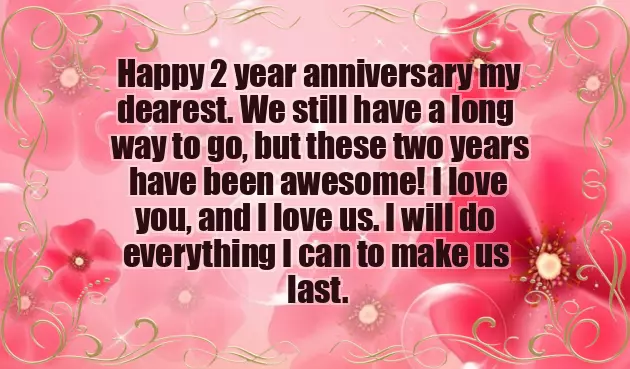 Happy Second Anniversary Happy Second Anniversary