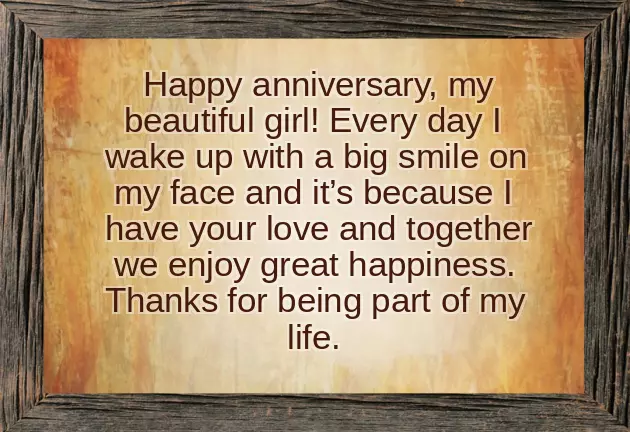 Happy Anniversary Wishes To Girlfriend Happy Anniversary Wishes To Girlfriend