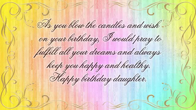 Happy Birthday To My Precious Daughter Happy Birthday To My Precious Daughter