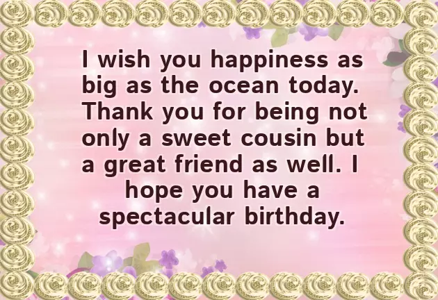 Birthday Greetings For My Cousin Girl Birthday Greetings For My Cousin Girl