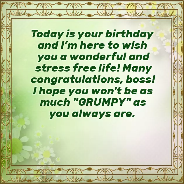 Happy Birthday Message To A Boss Happy Birthday Message To A Boss