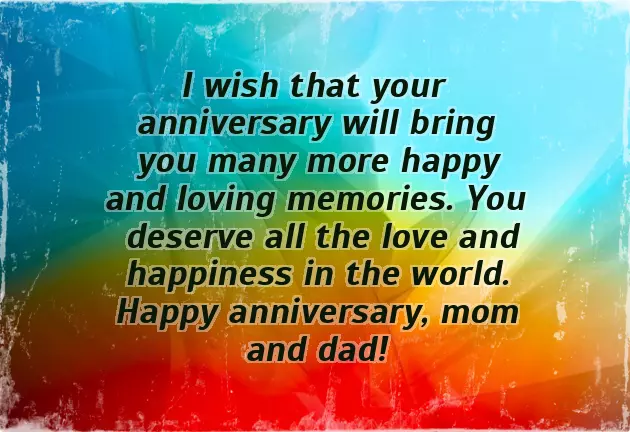 Happy Anniversary To You Mom And Dad Happy Anniversary To You Mom And Dad