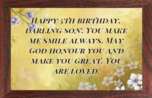 5Th Birthday Quotes For Son