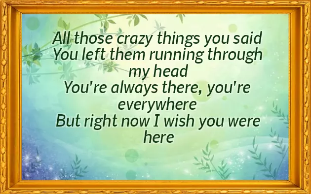 Wish You Were Here Avril Wish You Were Here Avril