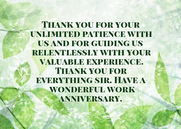 Congratulations On Your 1St Work Anniversary