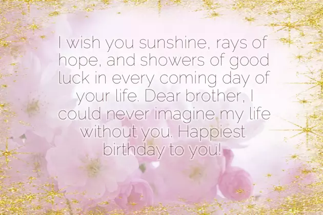 Birthday Wishes For Brother Baby