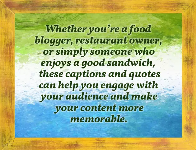 Sandwich Quotes Sandwich Quotes