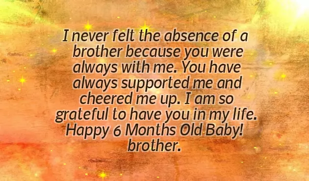 6 Month Completed Baby Wishes 6 Month Completed Baby Wishes