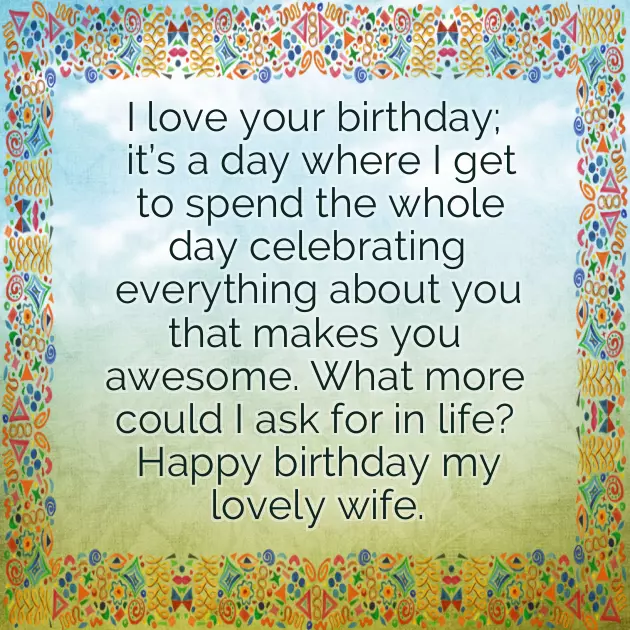 My Wife Birthday Quotes