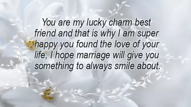Congratulations Message For Best Friend Wedding