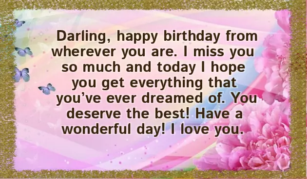 Birthday Wishes To Wife To Be