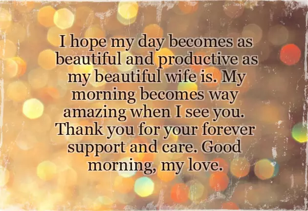 Good Morning Message To Your Wife Good Morning Message To Your Wife