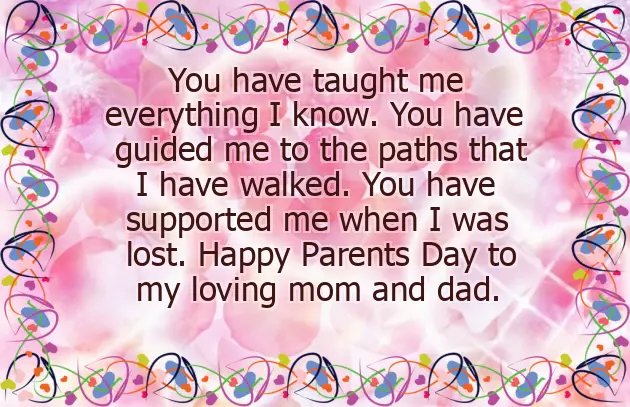 Wishes For Parents Day Wishes For Parents Day