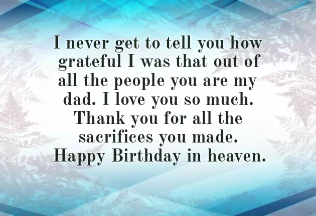Happy Birthday Wishes For Dead Father Happy Birthday Wishes For Dead Father