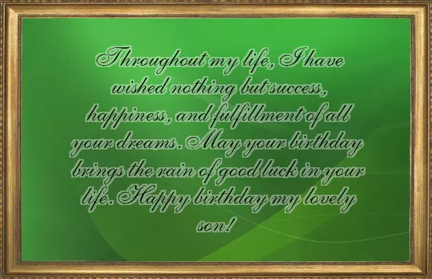 Birthday Wishes For Loving Son Birthday Wishes For Loving Son