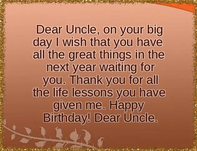 Birthday Wishes For An Uncle Birthday Wishes For An Uncle
