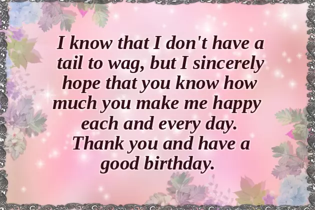 Birthday Wishes With Dog