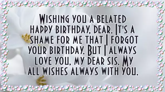 Belated Birthday Wishes For My Niece Belated Birthday Wishes For My Niece