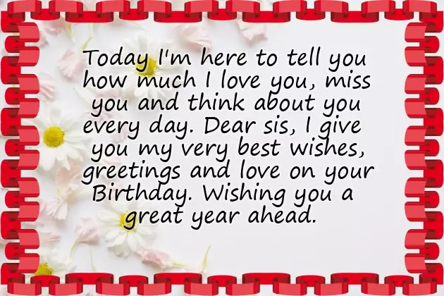 Birthday Wishes To A Sweet Sister Birthday Wishes To A Sweet Sister