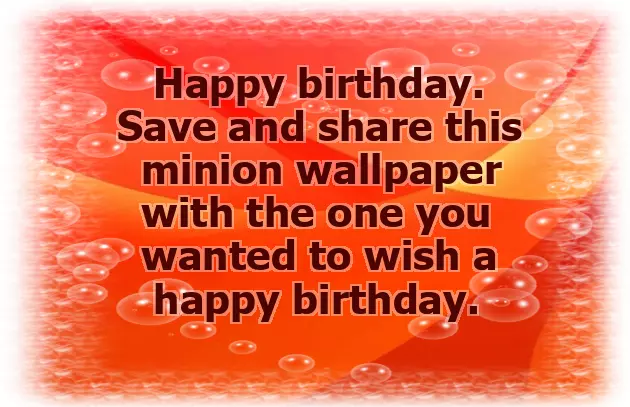 Happy Birthday Minions