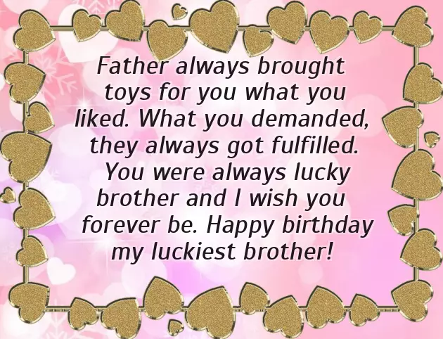 Wishing A Happy Birthday To My Brother