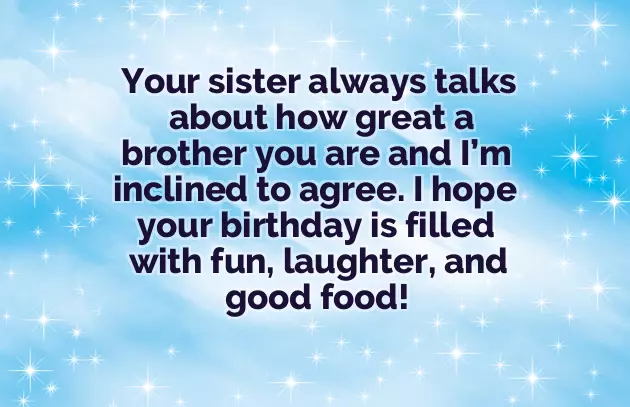 Birthday Wishes To Younger Brother In Law