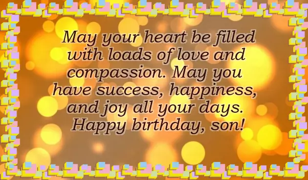 Happy Birthday From Mother To Son Happy Birthday From Mother To Son