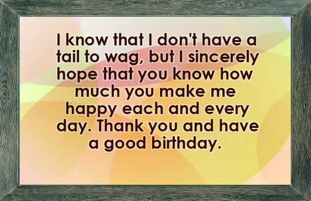 Dogs Birthday Wishes