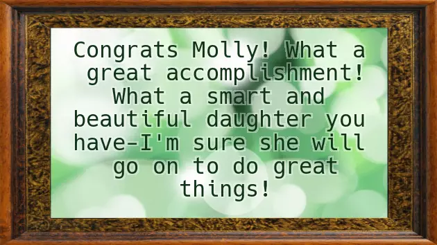 Congratulating Parents On Their Daughter Congratulating Parents On Their Daughter