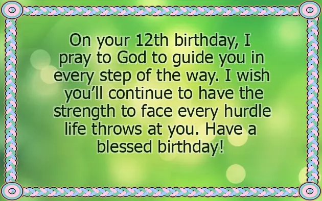 Birthday Wishes For 12 Year Old Niece
