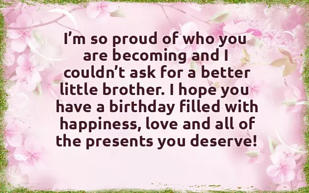 Birthday For Little Brother