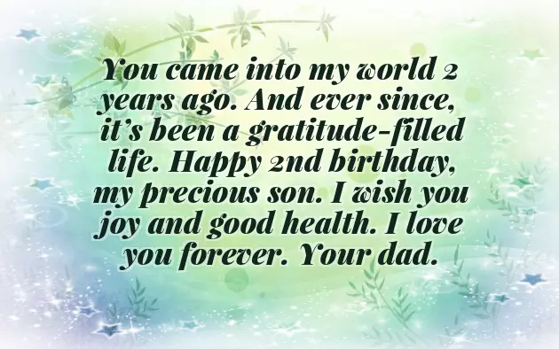 Happy Birthday Wishes For Two Years Boy Happy Birthday Wishes For Two Years Boy