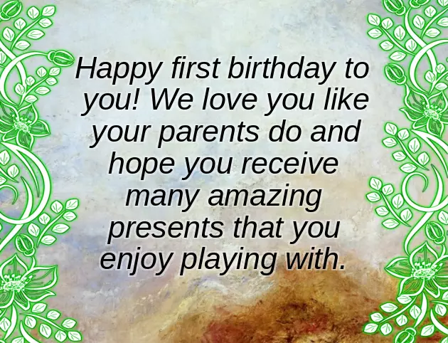 Birthday Greetings For One Year Old Baby Girl Birthday Greetings For One Year Old Baby Girl