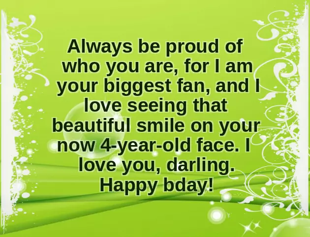 Birthday Wishes For My 4 Year Daughter Birthday Wishes For My 4 Year Daughter