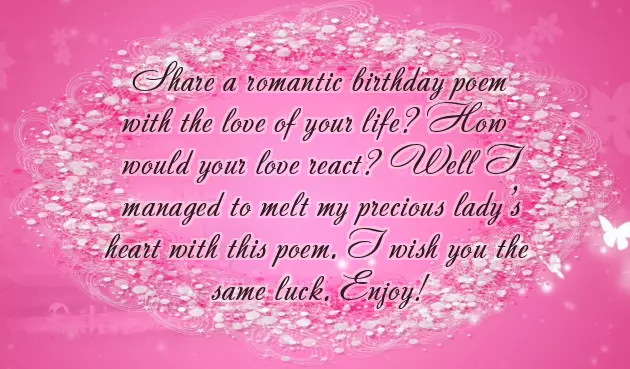 Birthday Poem For Someone Special