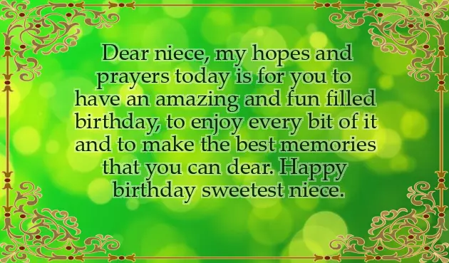 Simple Birthday Wishes To Niece Simple Birthday Wishes To Niece