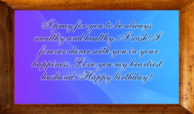 Bday Wishes Quotes For Husband