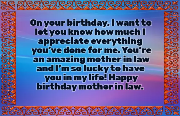 Happy Birthday To My Mother In Law Quotes Happy Birthday To My Mother In Law Quotes