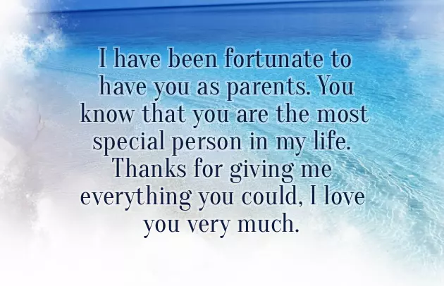 Best Wishes To Parents