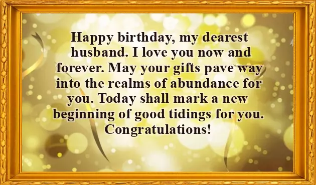 Happy Birthday Sweet Husband