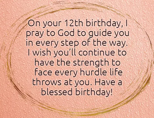 Birthday Wishes For 12 Year Girl