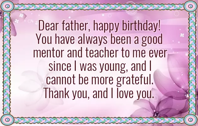 Daddy Birthday Quotes From Son